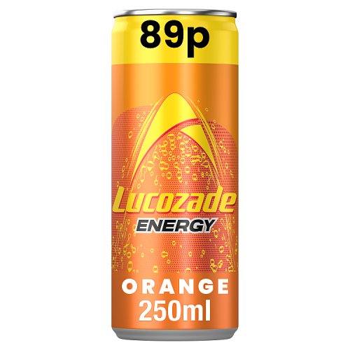 Lucozade Energy Orange 250ml PMP pack shot