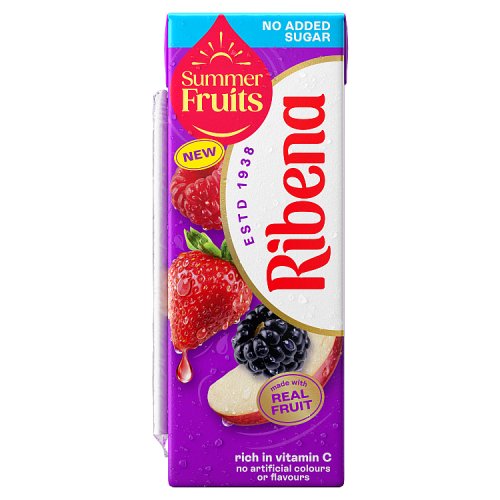 Ribena Summer Fruits 250ml pack shot