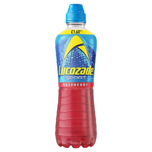Lucozade Sport Raspberry PM £1.60 500ml pack shot