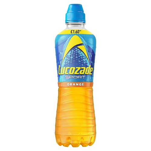 Lucozade Sport Orange PM £1.60 500ml pack shot
