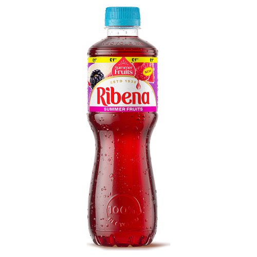 Ribena Summer Fruits PM £1 500ml pack shot