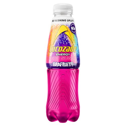 Lucozade Energy Graffruitti 500ml pack shot