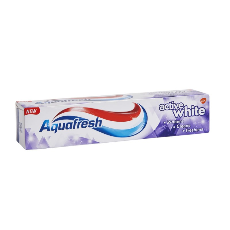 Aquafresh Active White 100ml pack shot