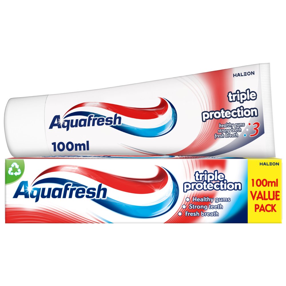 Aquafresh Triple Protection 100ml pack shot