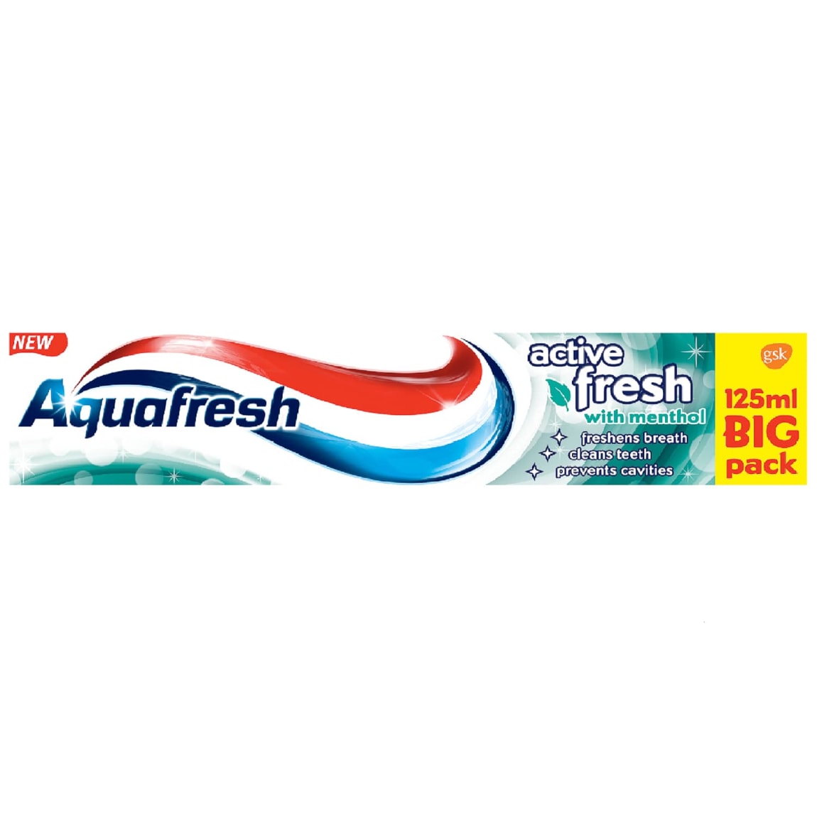 Aquafresh Active Fresh 100ml pack shot