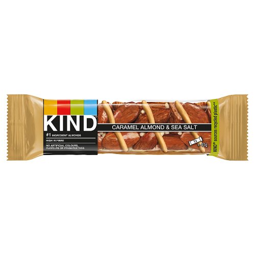 Kind Protein Bar Caramel Almond & Sea Salt 40g pack shot