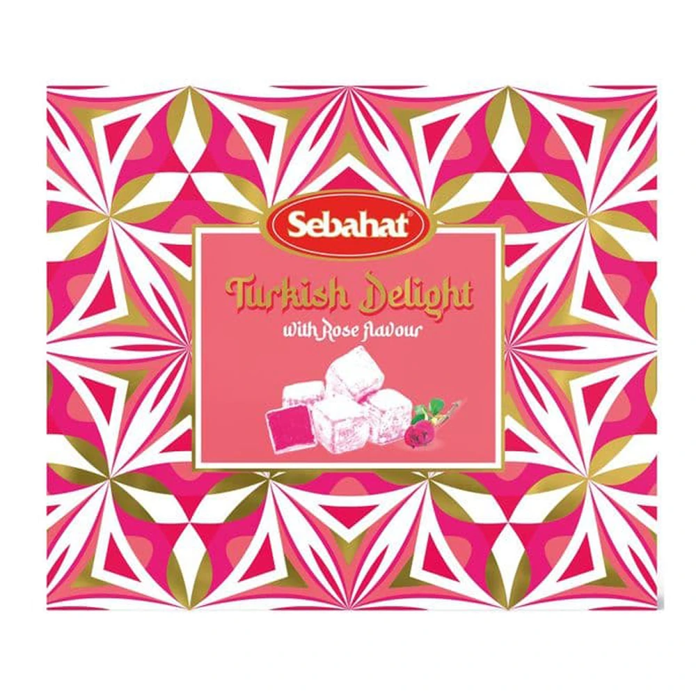 Sebahat Rose Turkish Delight Gift Box 540g pack shot