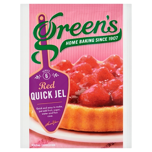 Greens Quick Jel Red 35g pack shot