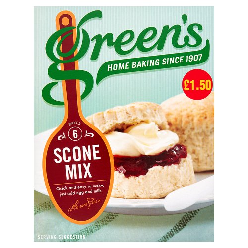 Green's Scone Mix 280g PM £1.50 pack shot