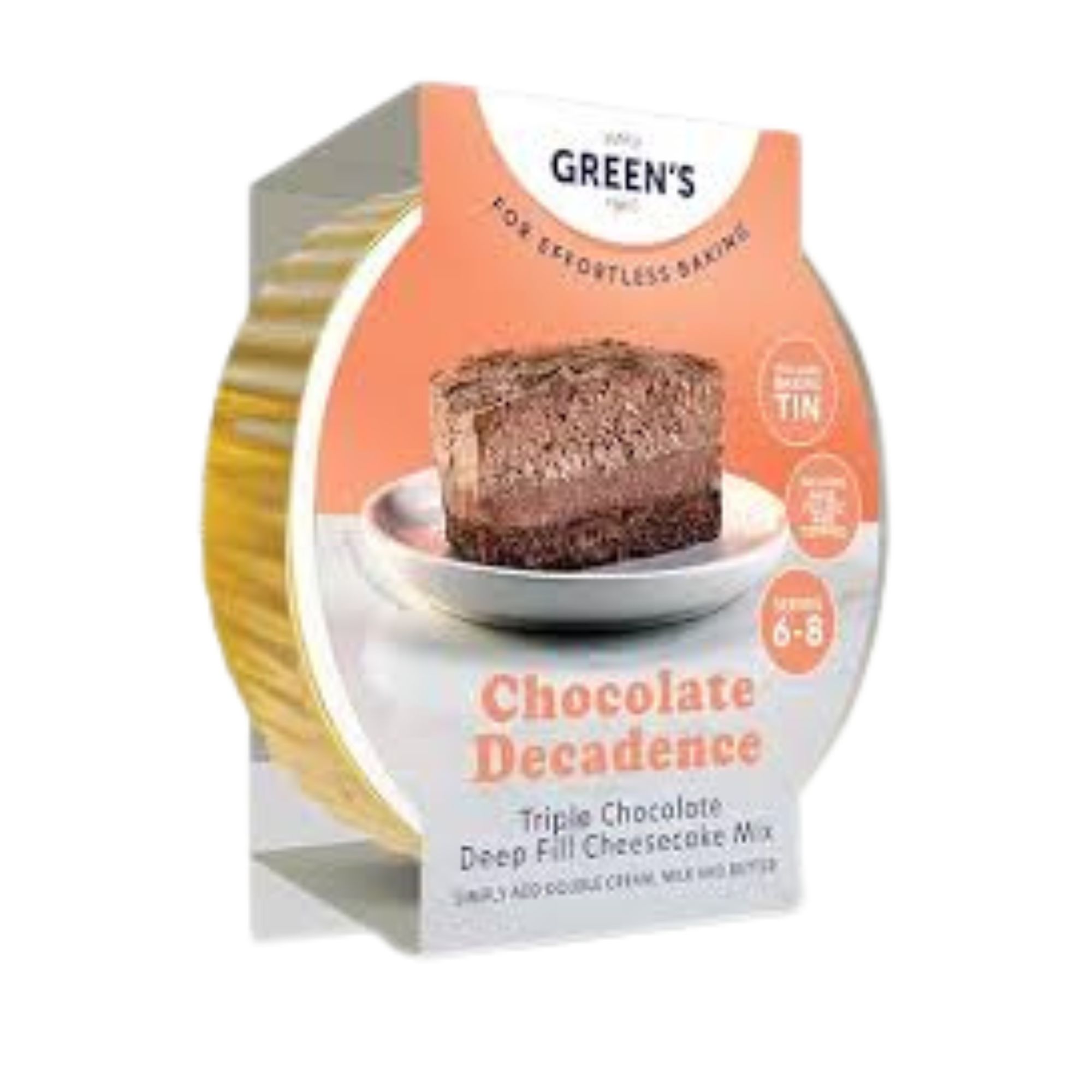 Greens Chocolate Decadence 218g pack shot