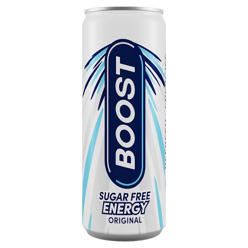 Boost Energy Zero Sugar Original 250ml pack shot
