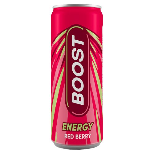 Boost Energy Red Berry 250ml pack shot
