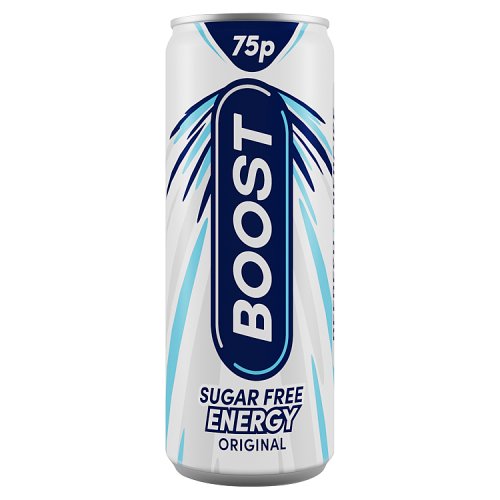 Boost Energy S/Free PM 75p 250ml pack shot