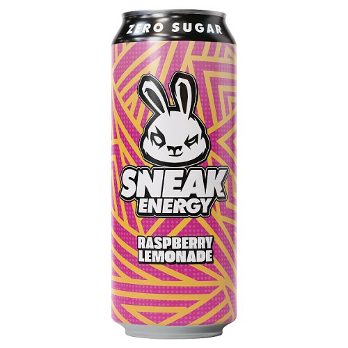 Sneak Energy Raspberry Lemonade 500ml pack shot