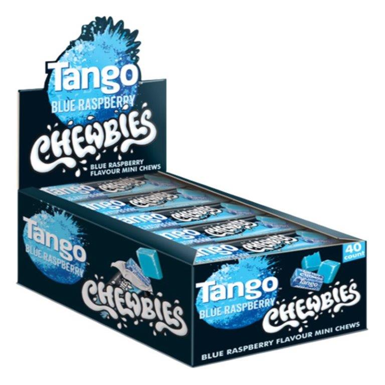 Tango Blue Raspberry Chewbies Stick 28g pack shot