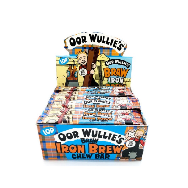 Oor Wullie Iron Brew Chew Bar 10g pack shot
