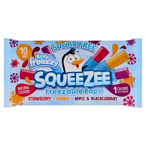 Eezy Freezzy Squeezee Sugar Free 10pk pack shot