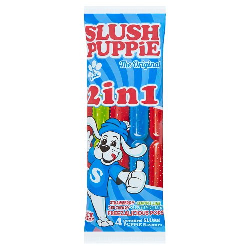 Slush Puppie 2in1 Freeze Pops 8pk (8 x 75ml) 600ml pack shot