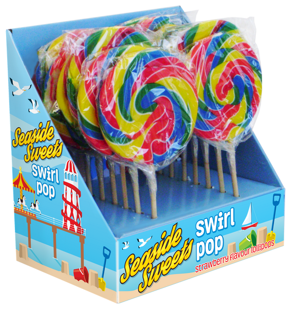 Seaside Sweets Swirl Pops 50g pack shot
