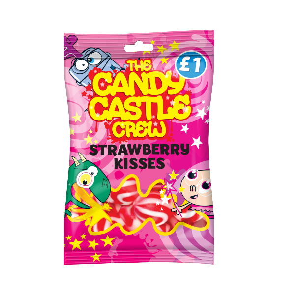 Candy Castle Crew Strawberry Kisses 90g pack shot
