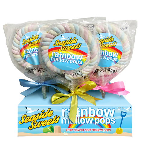 Seaside Sweets Mallow Pops 40g pack shot