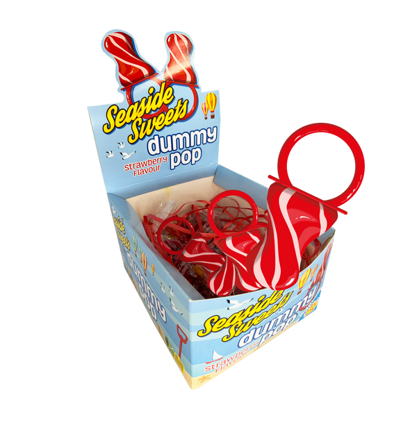 Dummy Pop Strawberry 65g pack shot