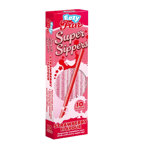 Eezy Fun Super Sippers Strawberry 60g pack shot