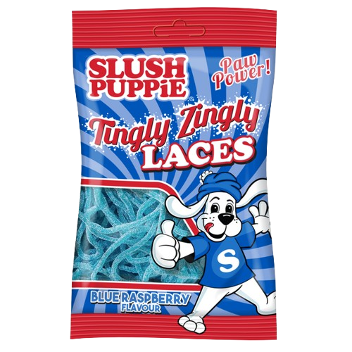 Slush Puppie Laces Blue Raspberry 120g pack shot