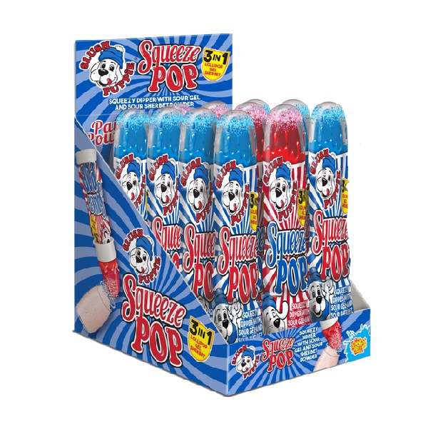 Slush Puppie Squeeze Pop 45g pack shot