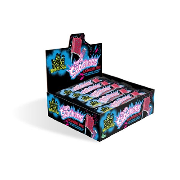 Candy Castle Weirds Pink Rasp Blue Rasp Weirds Shocker Bar 22g pack shot