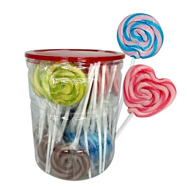 Candy Castle Crew Rock Lollipop Jar 30g pack shot