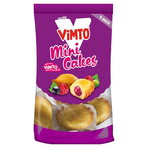 Vimto Mini Cakes 200g pack shot
