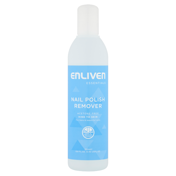 Enliven Acetone Free Nail Polish Remover 250ml pack shot
