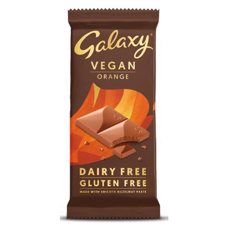 Galaxy Orange Vegan Dairy Free 100g pack shot