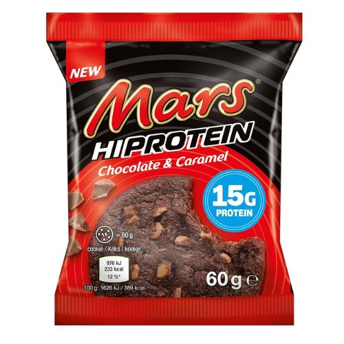 Mars Hi-Protein Cookies Choco & Caramel 60g pack shot