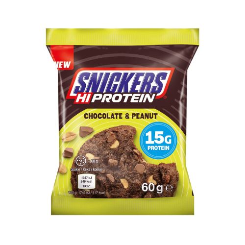 Mars Hi-Protein Cookies Snickers Choco & Peanut 60g pack shot
