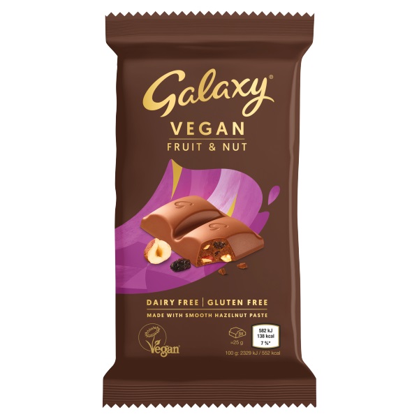 Galaxy Vegan Fruit & Nut 100g pack shot