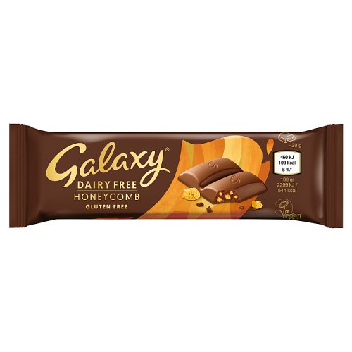 Galaxy Vegan Honeycomb 40g pack shot