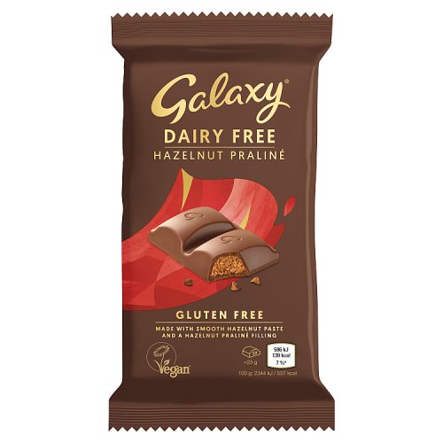Galaxy Dairy Free Vegan Praline 100g pack shot