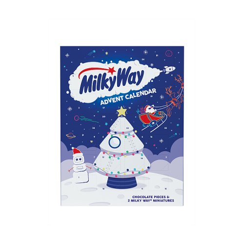 Milky Way Milk Chocolate Advent Calendar 110g pack shot