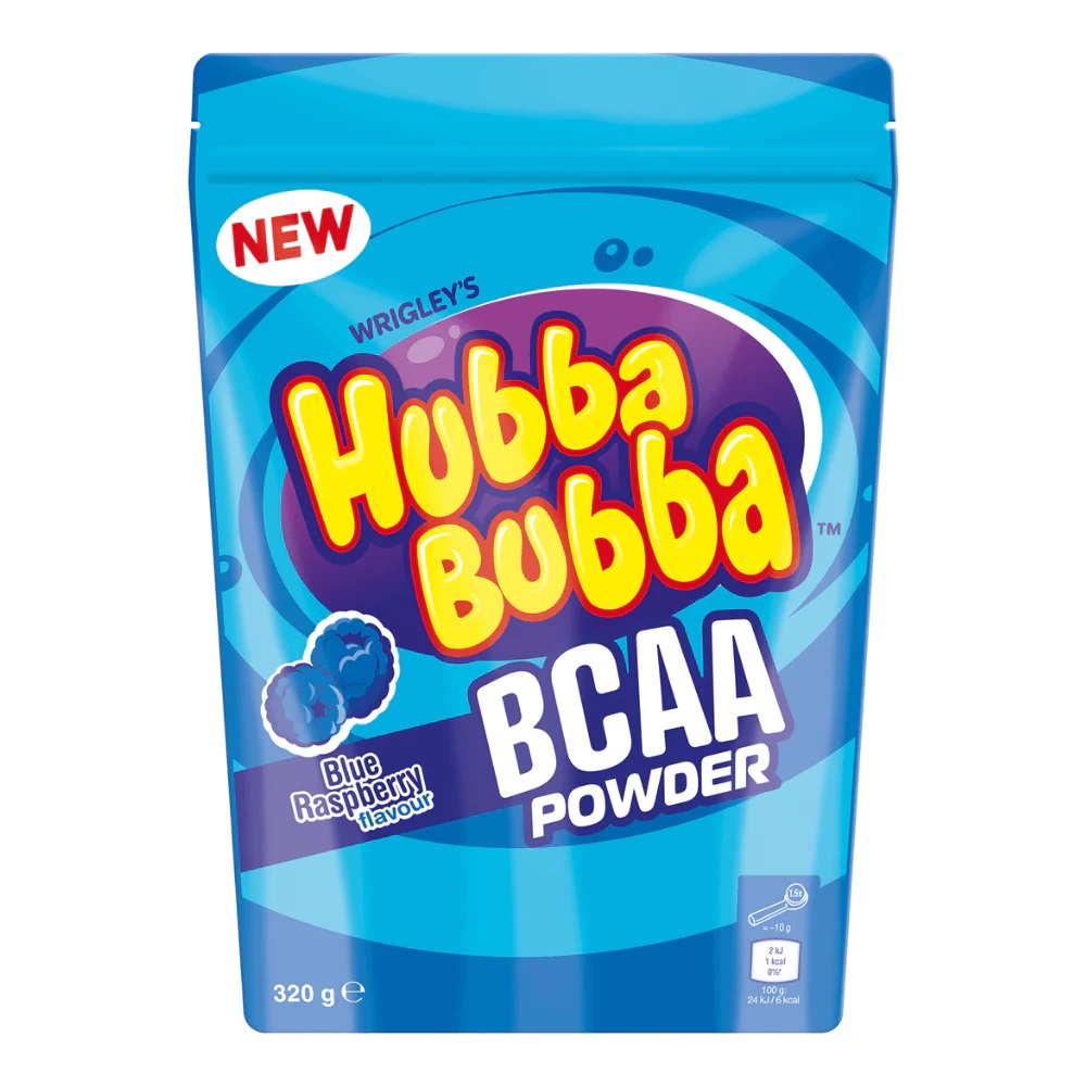 Hubba Bubba Cola BCAA Powder Pouch 320g pack shot
