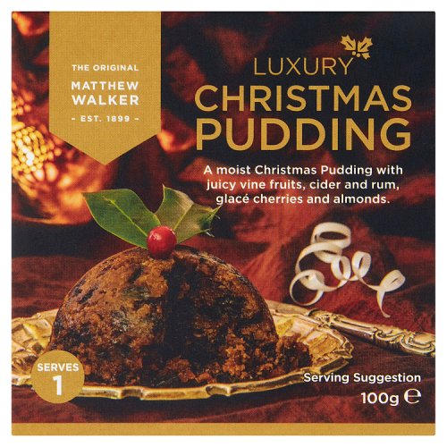 Matthew Walker Luxury Christmas Pudding 100g pack shot