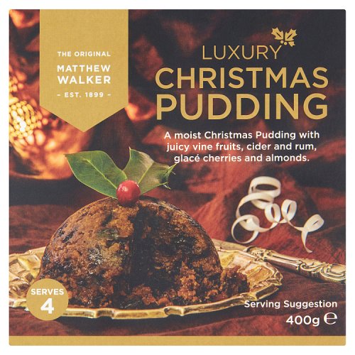 Matthew Walker Luxury Christmas Pudding 400g pack shot