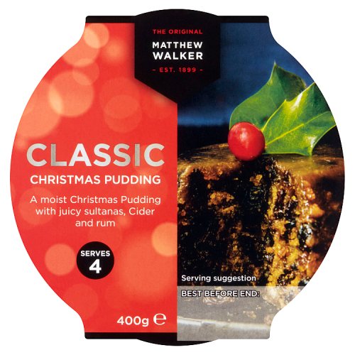 Matthew Walker Classic Christmas Pudding (Vegan) 400g pack shot