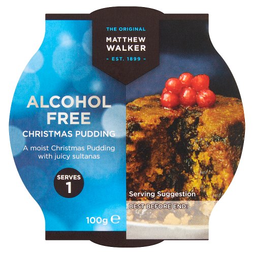 Matthew Walker Alcohol Free Christmas Pudding 100g pack shot