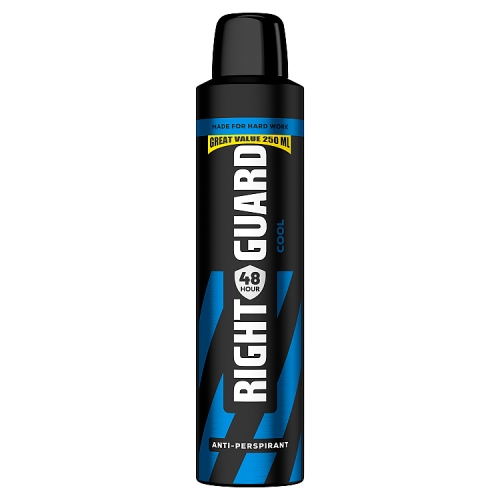 Right Guard 48h Anti Pers Deo Men Cool 250ml pack shot