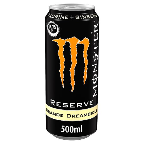 Monster Energy Reserve Orange Dreamsicle 500ml PMP pack shot