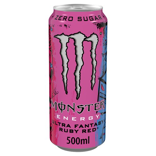Monster Energy Ultra Fantasy Ruby Red 500ml pack shot