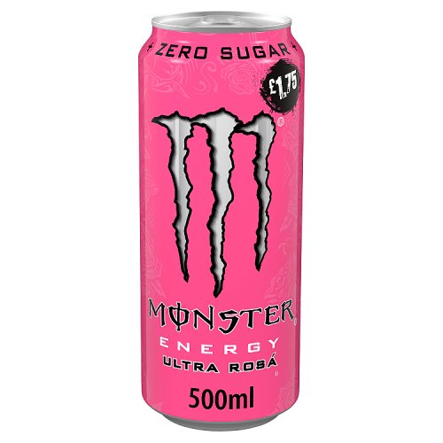 Monster Energy Zero Ultra Rosa 500ml PMP pack shot