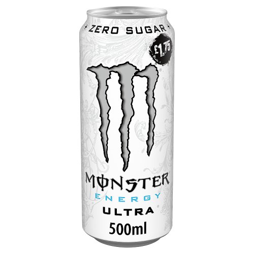 Monster Energy Zero Ultra White 500ml PMP pack shot